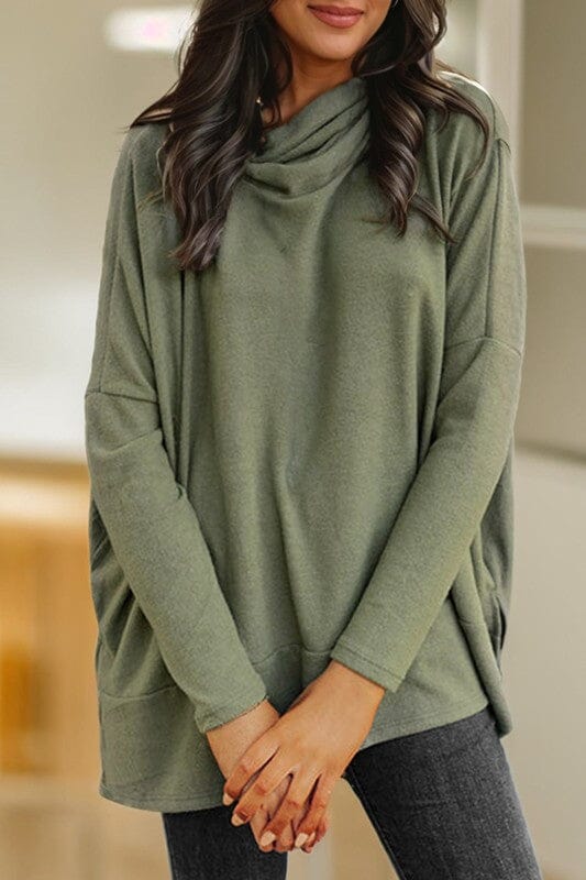 2024 Cowl Neck Tunic Shewin