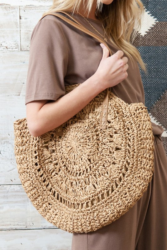 Bohemian Straw Bag