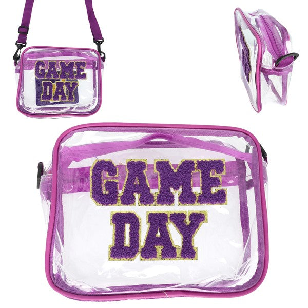 Game Day Crossbody Clear Bag