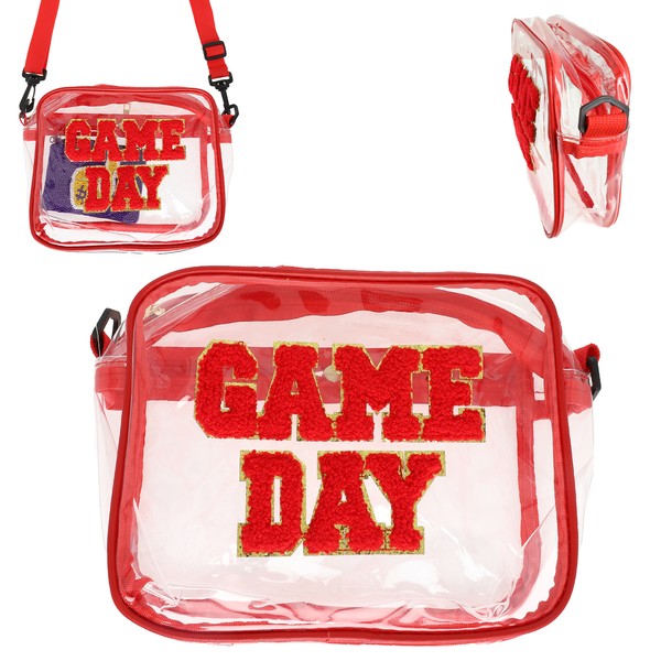 Game Day Crossbody Clear Bag