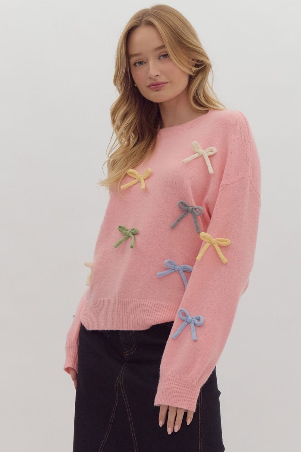 3D Bow Sweater Entro