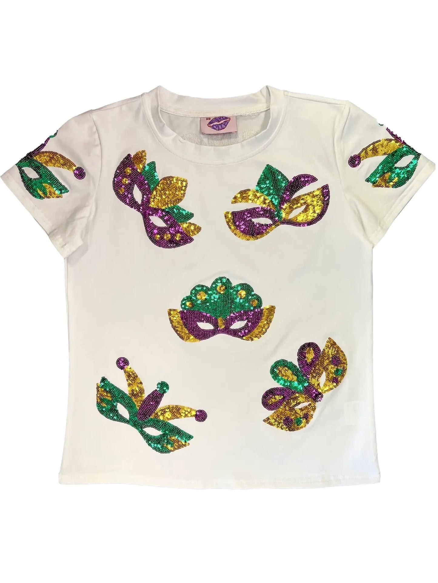 ADULT Sequin Mask Tee Sparkle City