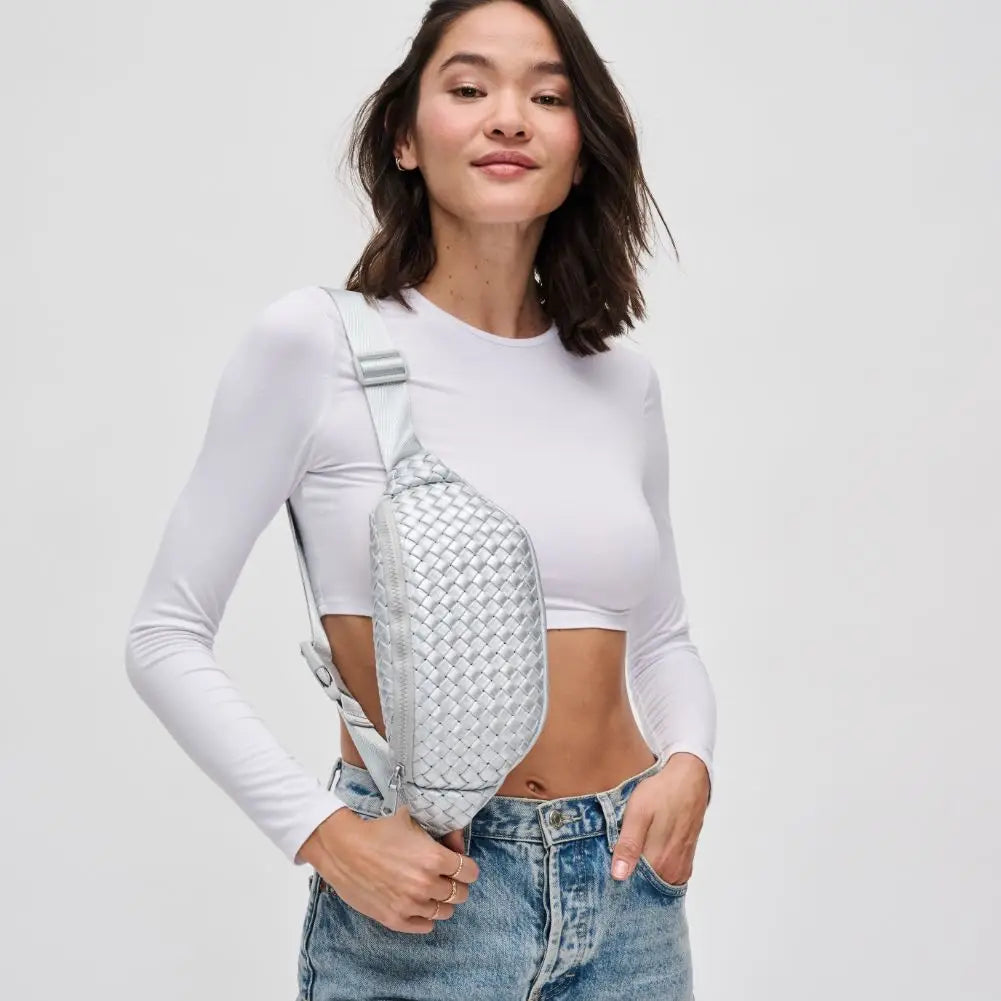 Aim High Woven Neoprene Belt Bag sol and selene