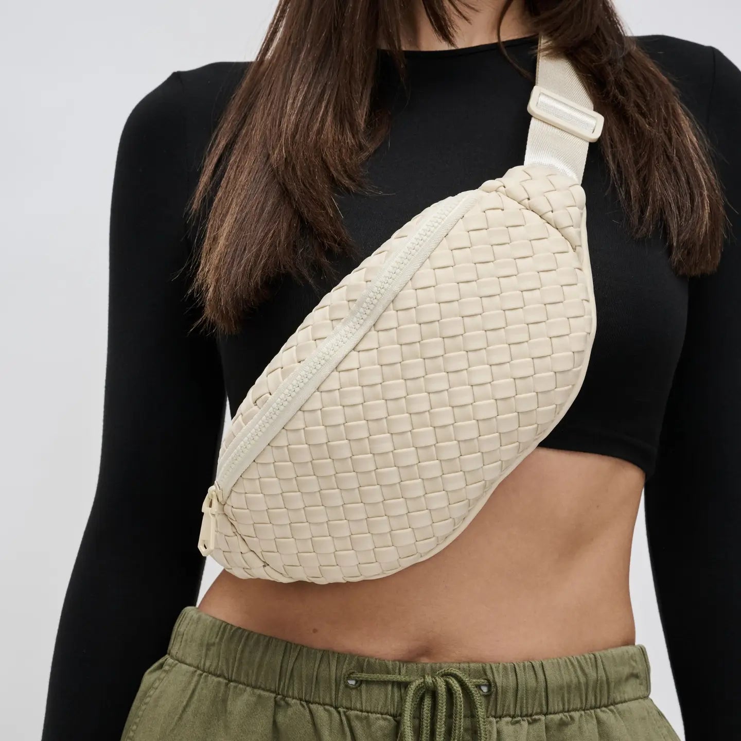Aim High Woven Neoprene Belt Bag sol and selene