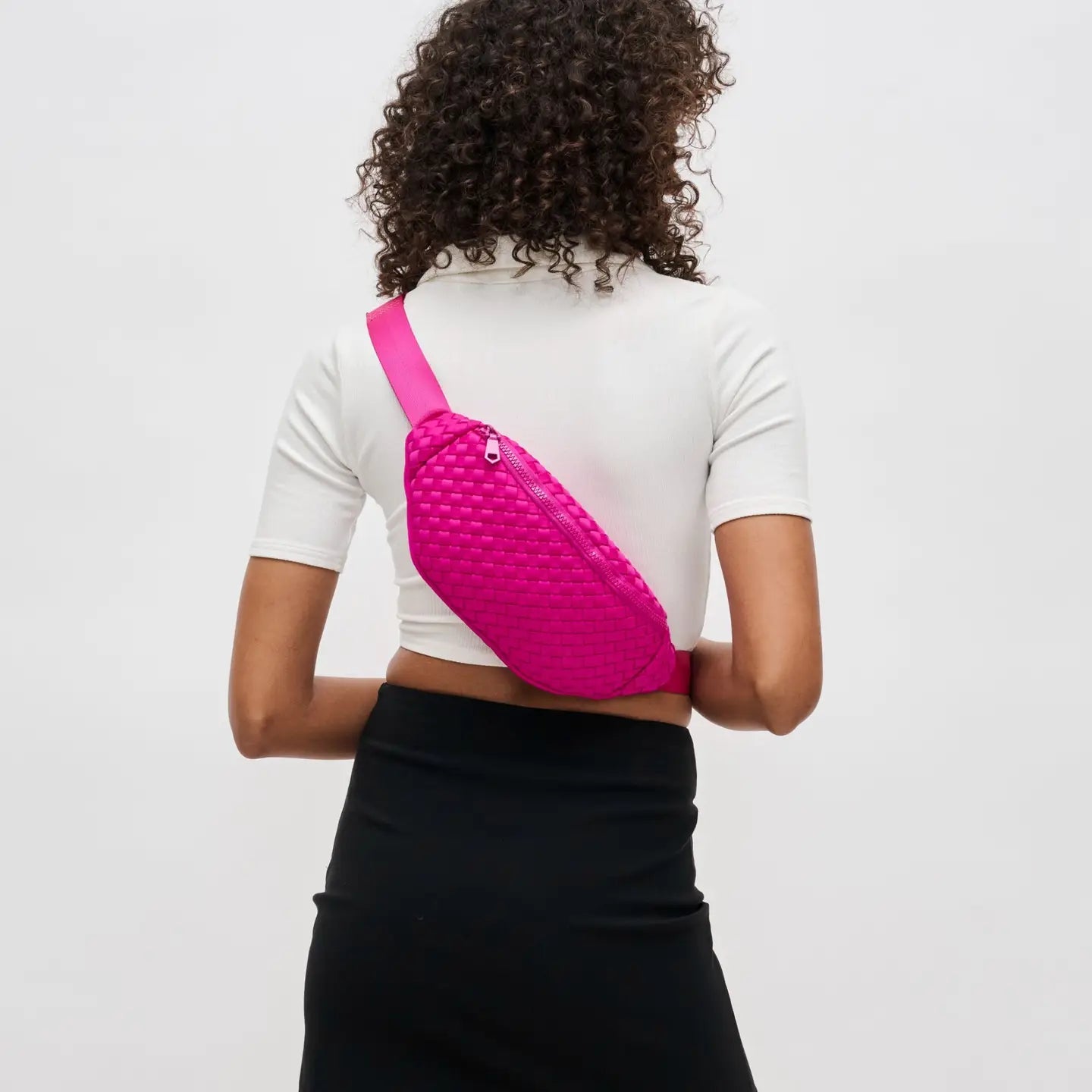Aim High Woven Neoprene Belt Bag sol and selene