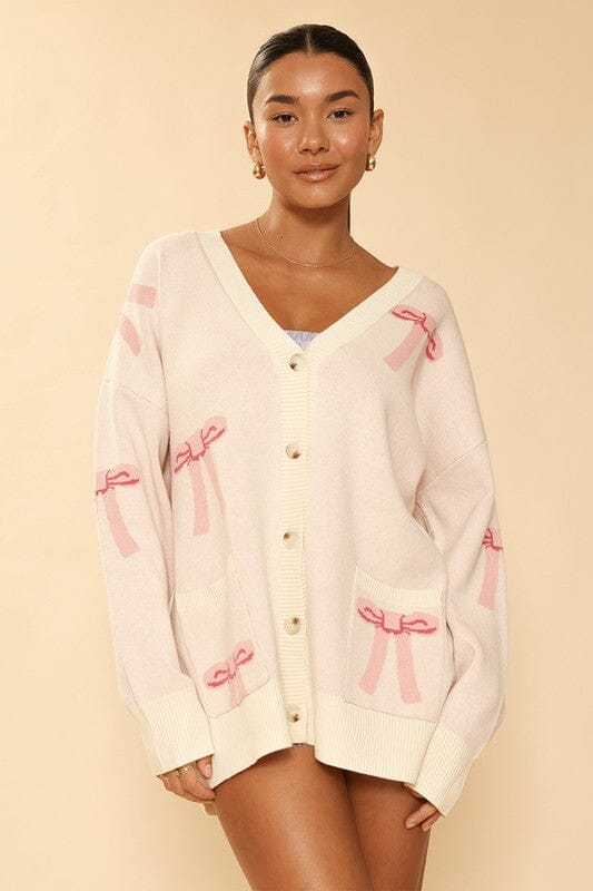 All Over Bow Cardigan Miss Sparkling