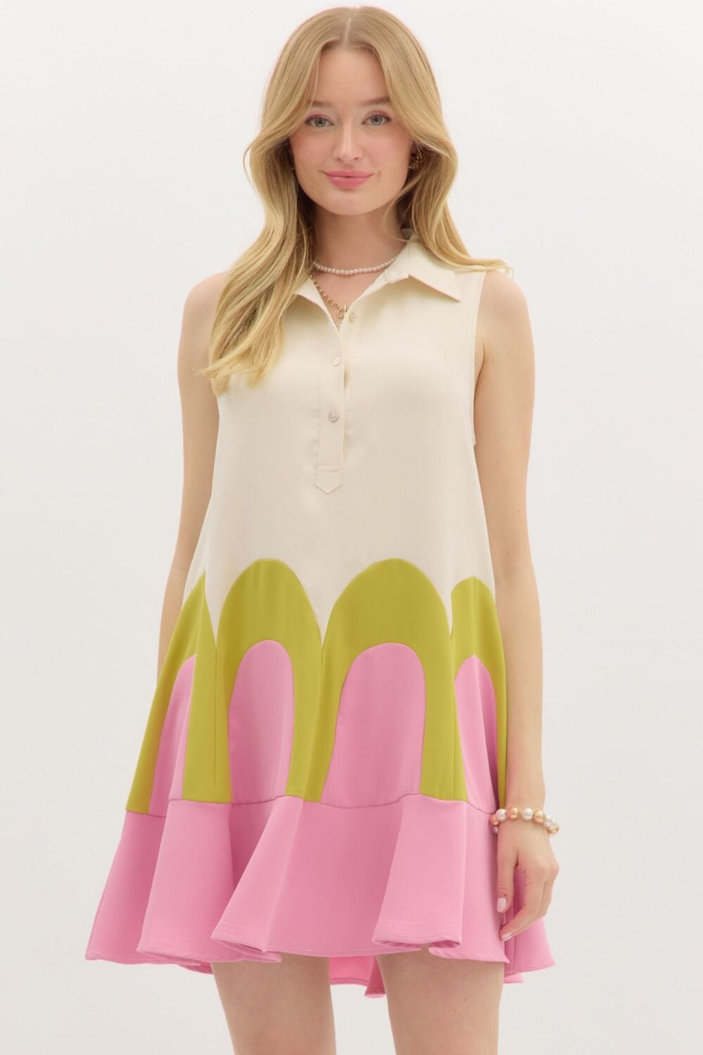 Archie Collared Dress Entro