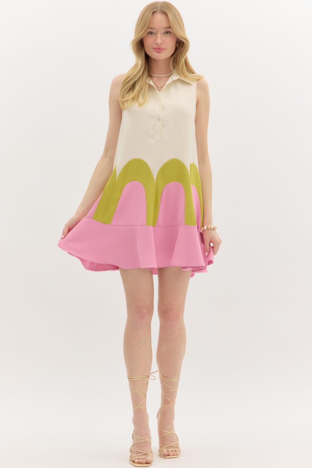 Archie Collared Dress Entro