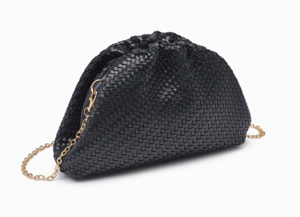 Basketweave Clutch moda luxe