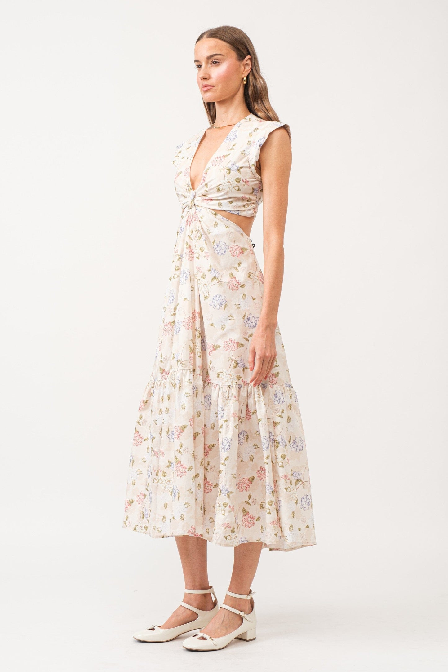 Blair Floral Midi Dress sofie the label