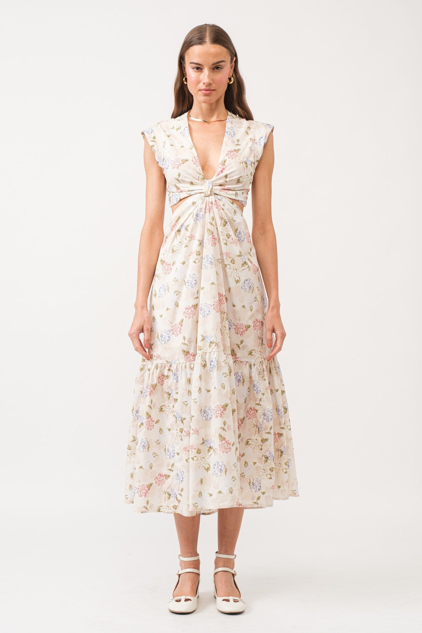 Blair Floral Midi Dress sofie the label