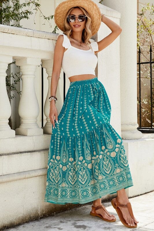 Bohemian Maxi Skirt Asia Direct