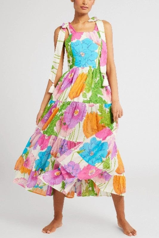 Botanical Garden Shoulder Tie Maxi Mayah Overseas