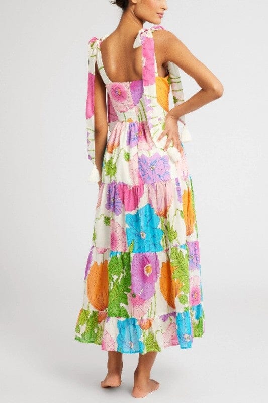 Botanical Garden Shoulder Tie Maxi Mayah Overseas