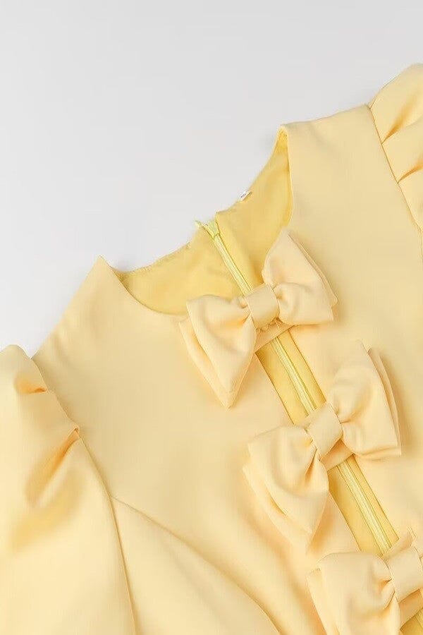 Buttercup Three Bow Dress Sundayup