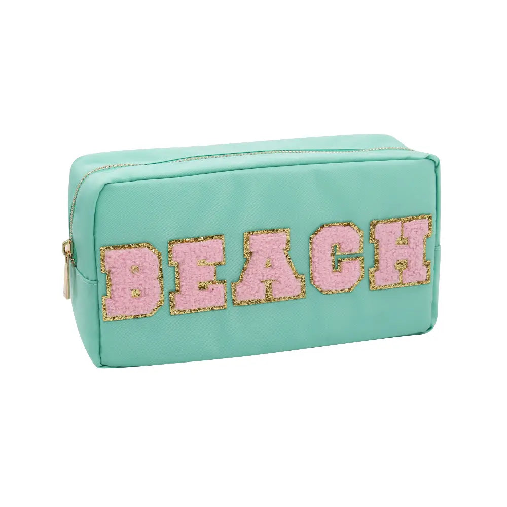 Chenille Letter Pouch Mavi Bandz