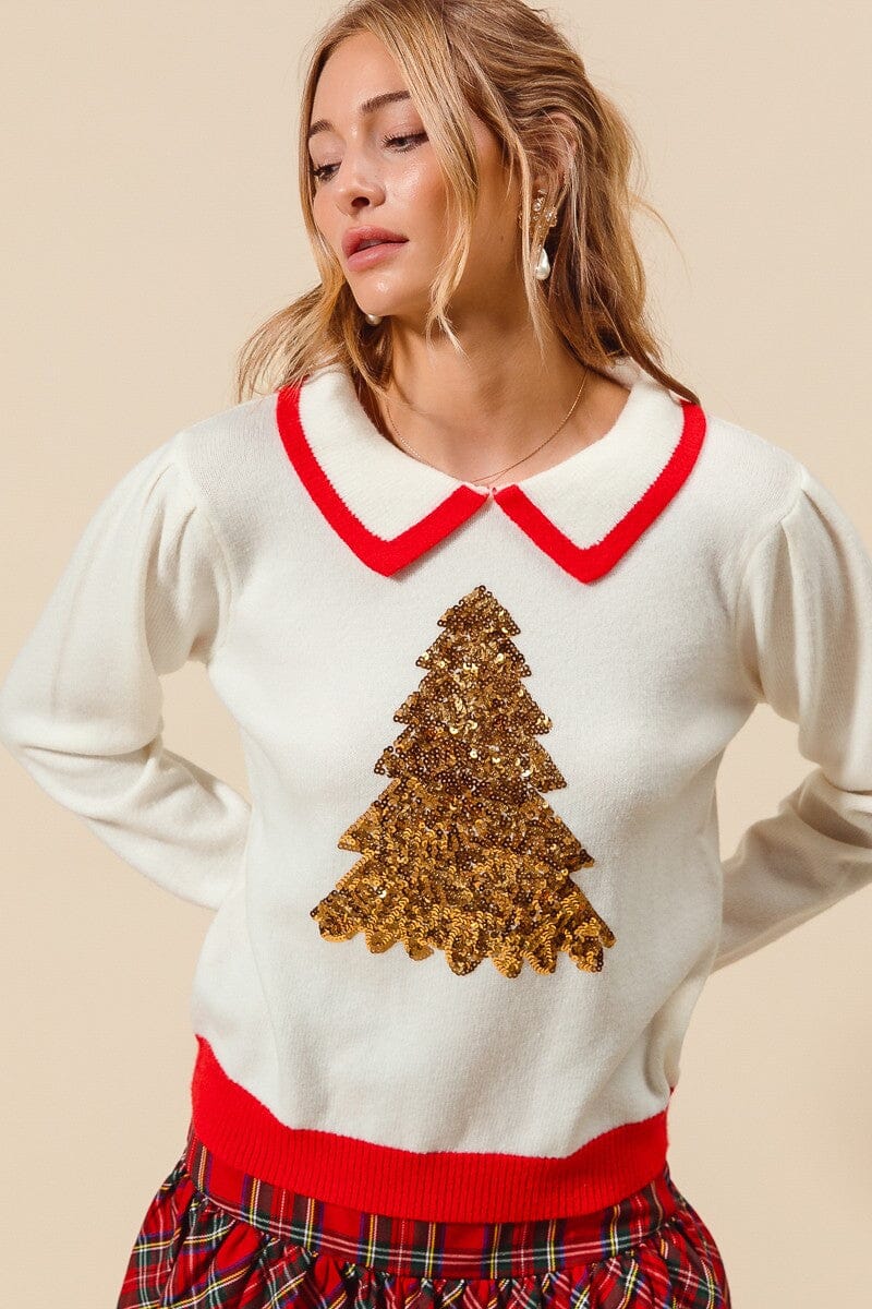 Christmas Tree w/ Sequins and Collar so me