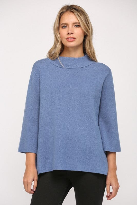 Classic Mock Neck Sweater Fate