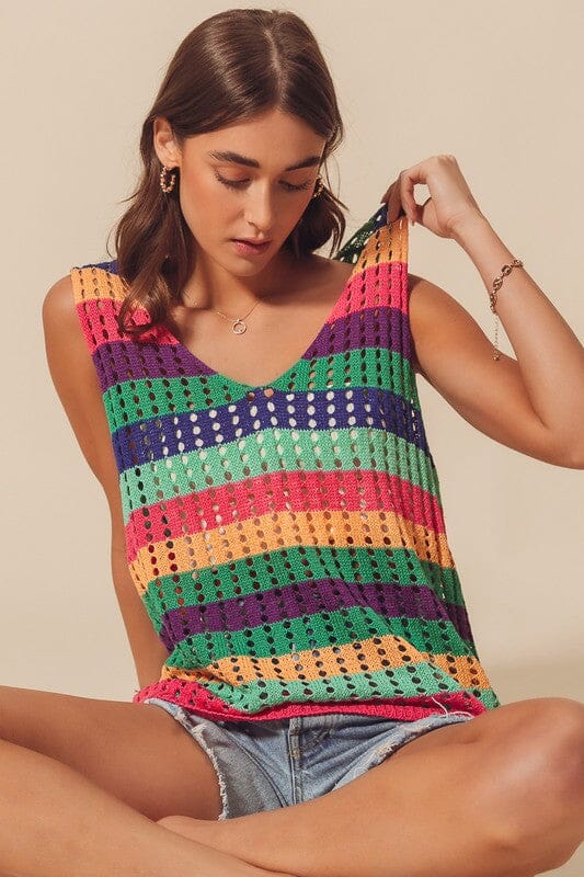 Crochet Rainbow Tank So Me