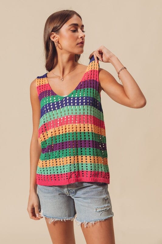 Crochet Rainbow Tank So Me