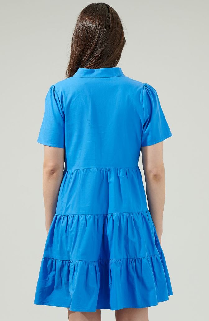 Daytona Bay Tiered Mini Dress Sugarlips