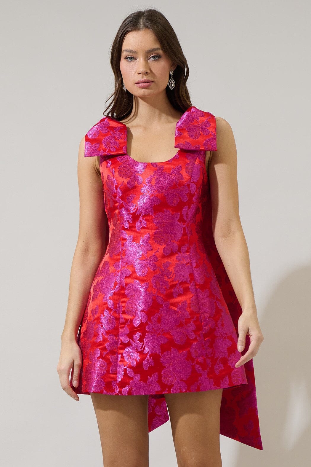 Duson Floral Hill A-Line Mini Dress sugarlips