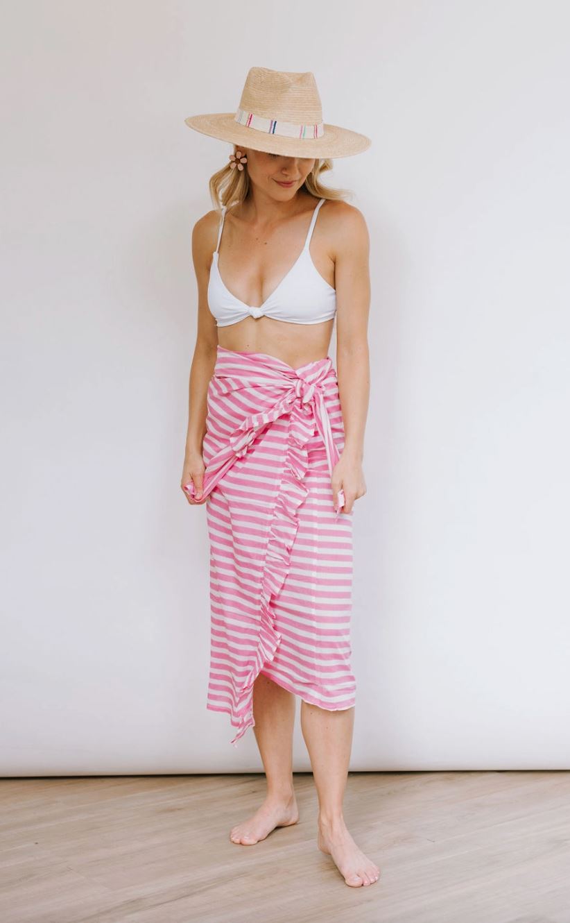Duval Stripe Sandy Sarong sunshine tienda