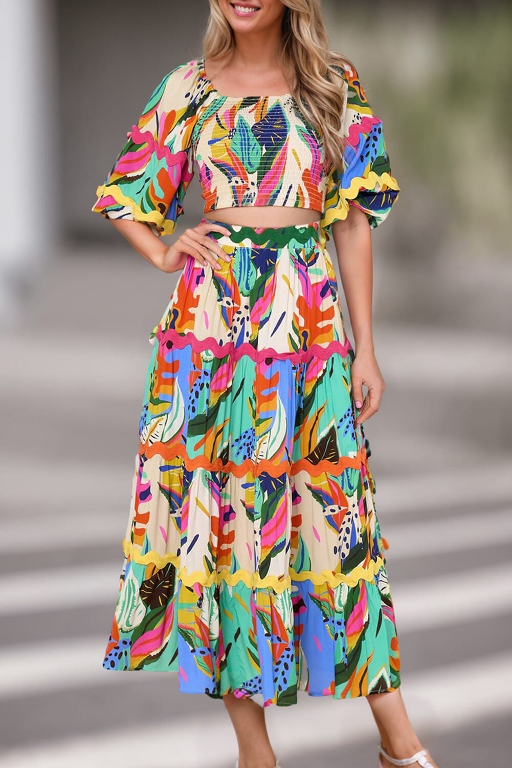 Endeavor Turquoise Multi Print Sets Kentce