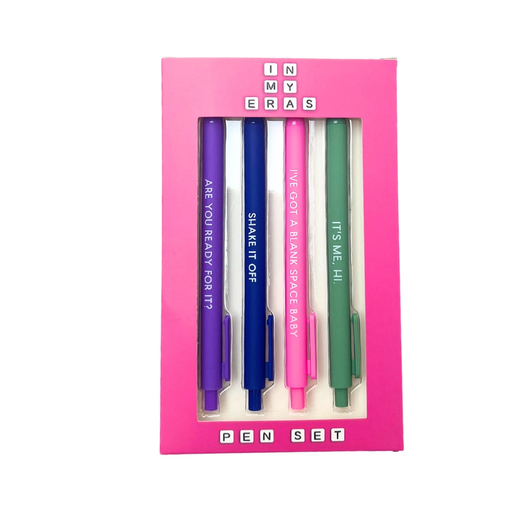 Eras Tour Set of 4 Pens aspen lane
