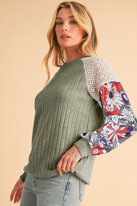 Floral Patchwork Top Shewin