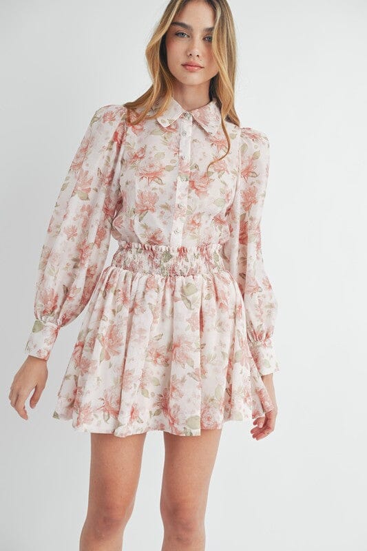 Floral Skirt Set Mable