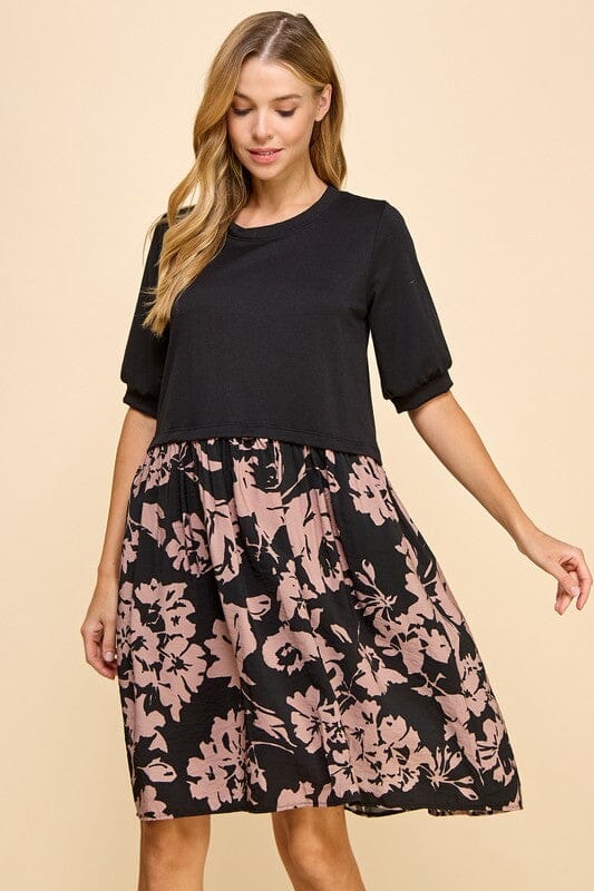 Floral Twofer Dress Les Amis