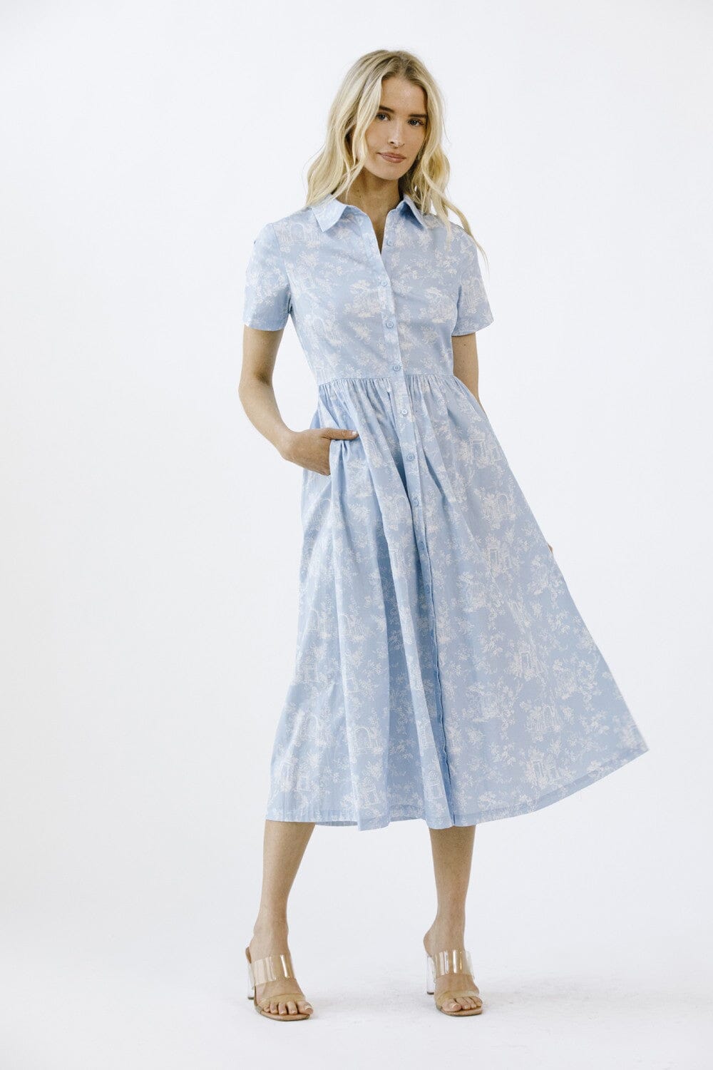 Garden Print Midi Dress storia
