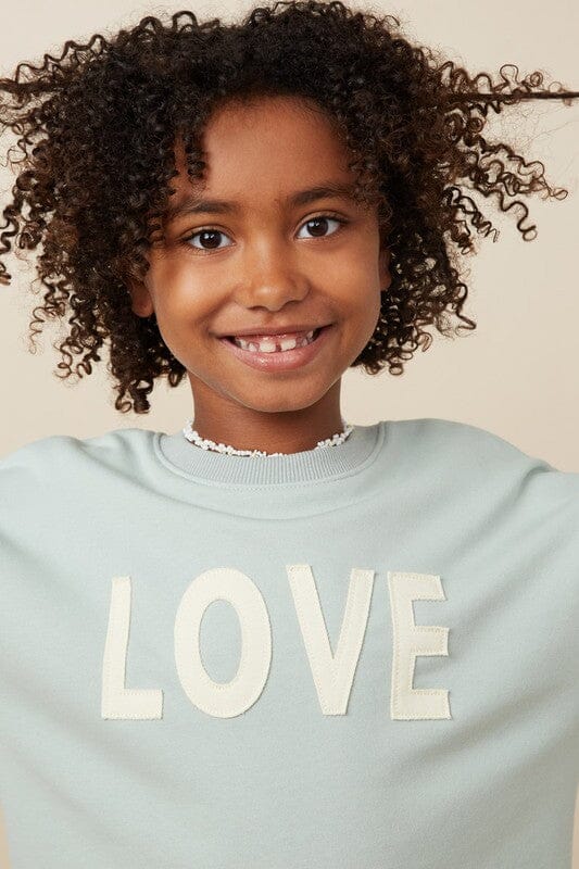 Girls LOVE French Terry Sweatshirt Hayden Los Angeles