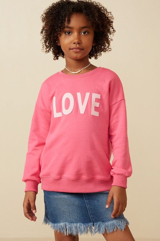 Girls LOVE French Terry Sweatshirt Hayden Los Angeles