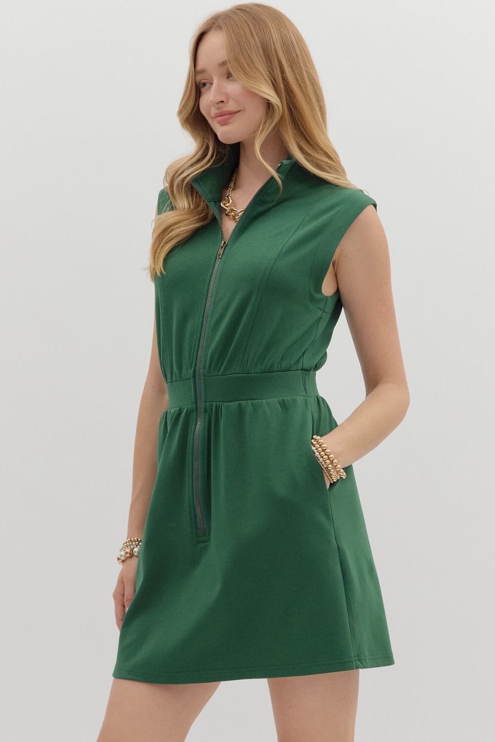 Hunter Dual Zip Knit Dress Entro