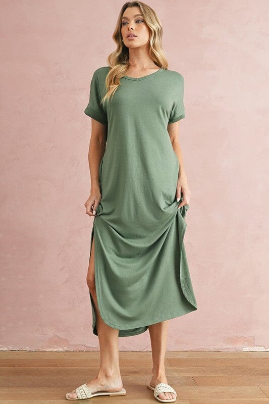Knit Maxi with Hidden Pockets Shewin