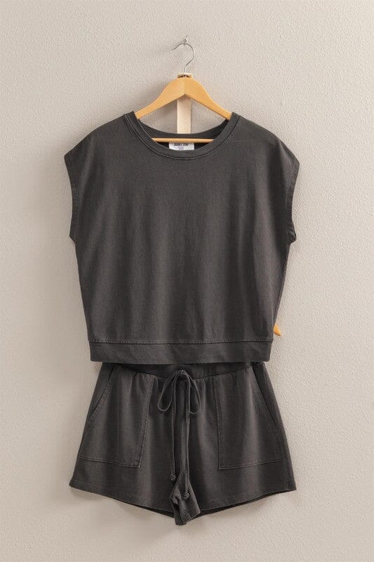 Knit Short Sleeve Lounge Set hyfve
