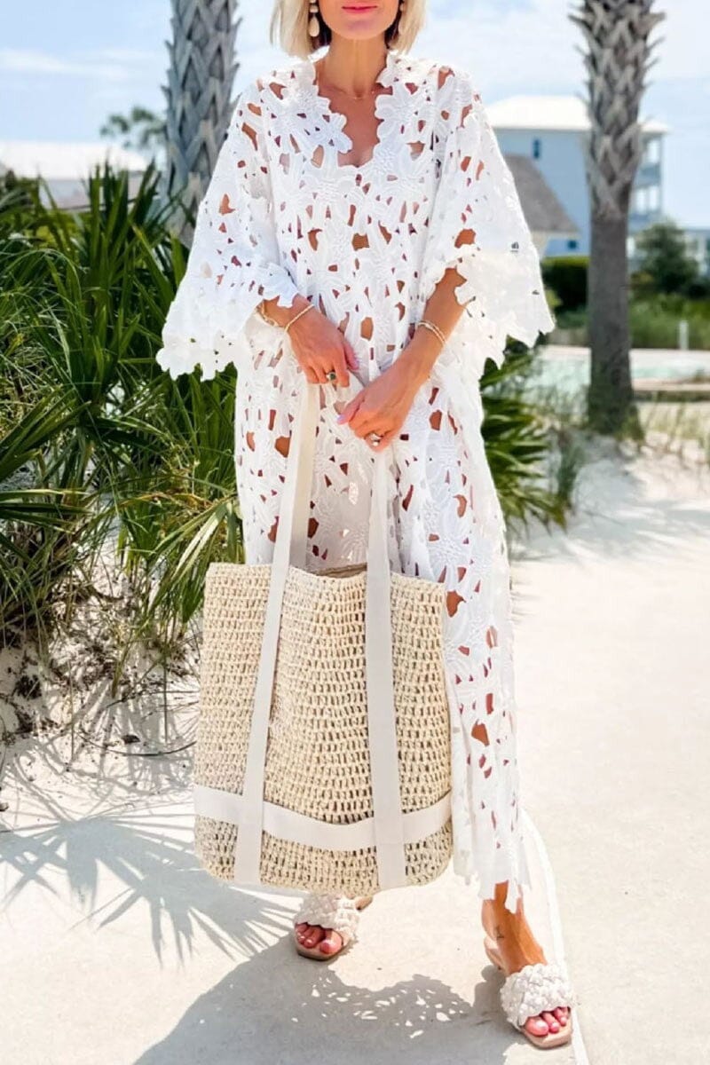 Lace Cover Up limone
