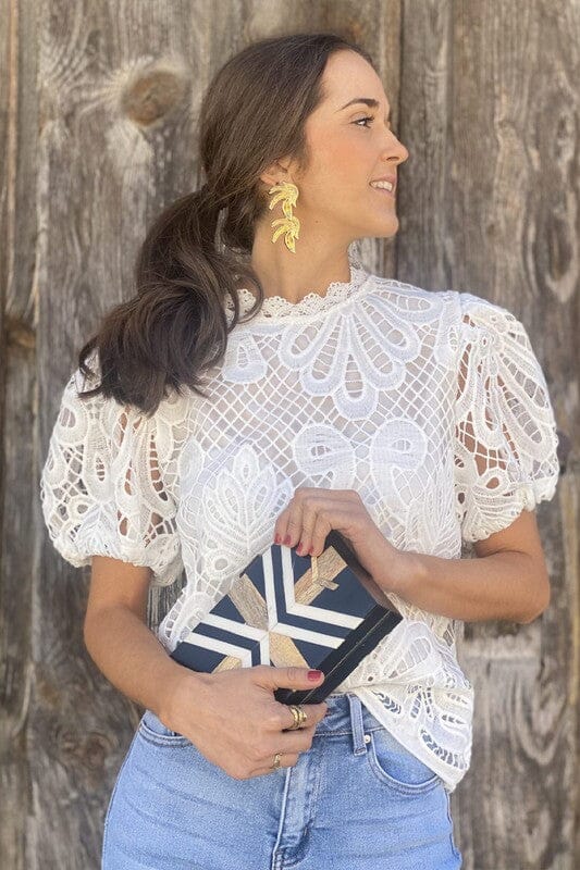 Lace Overlay Top Mayah Overseas