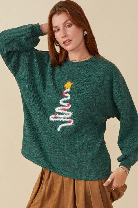 Ladies' Tinsel Tree Sweater Hayden Los Angeles