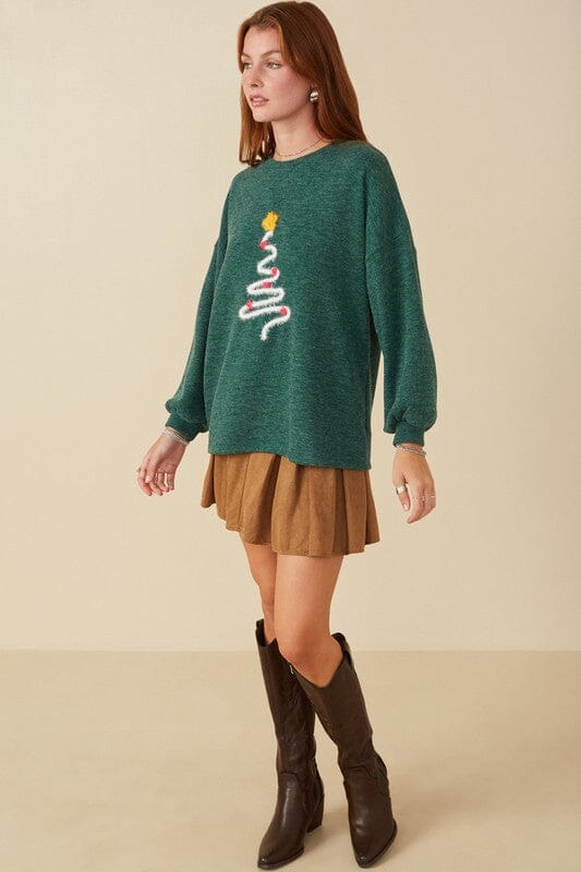 Ladies' Tinsel Tree Sweater Hayden Los Angeles