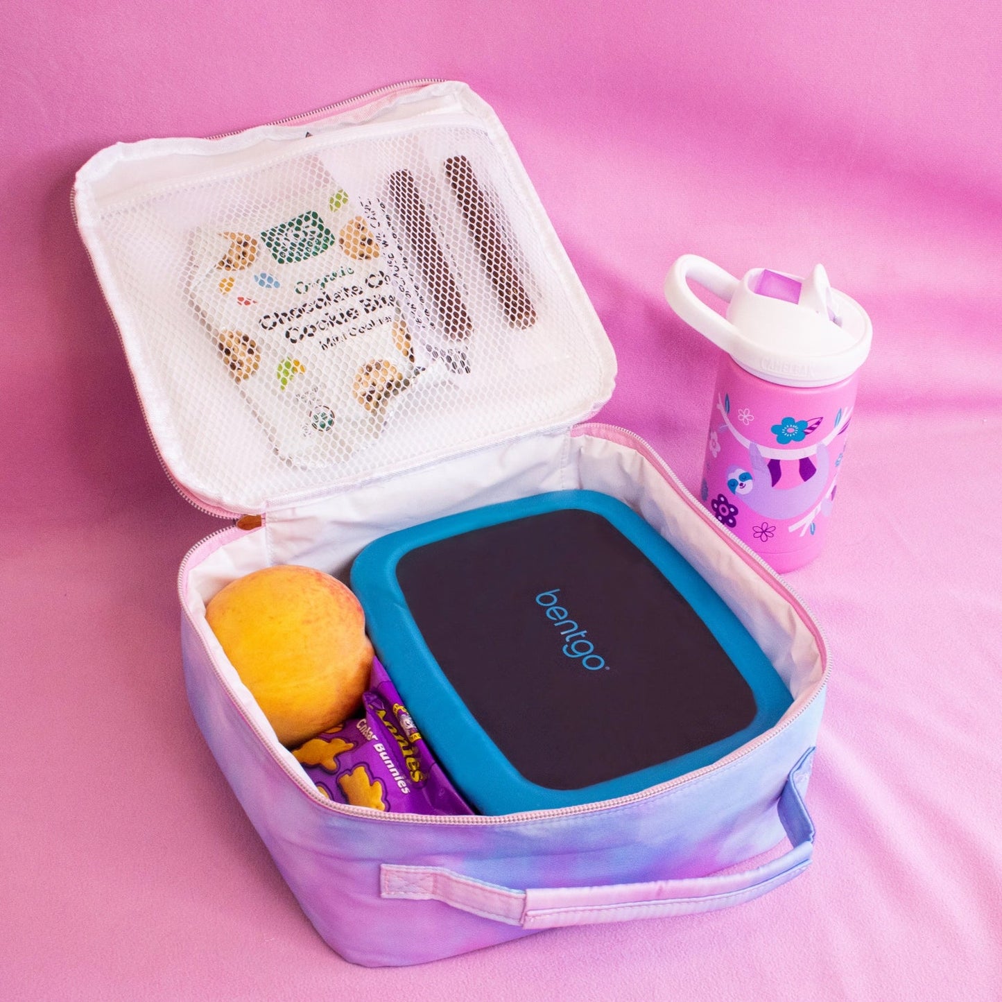 Lavender Haze Varsity Letter Lunchbox Frog Sac