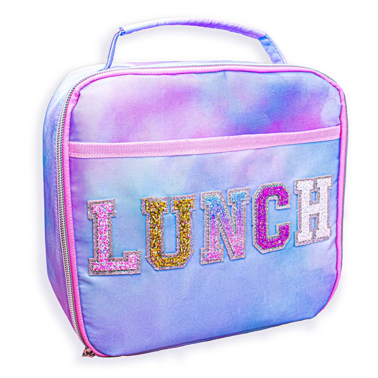 Lavender Haze Varsity Letter Lunchbox Frog Sac