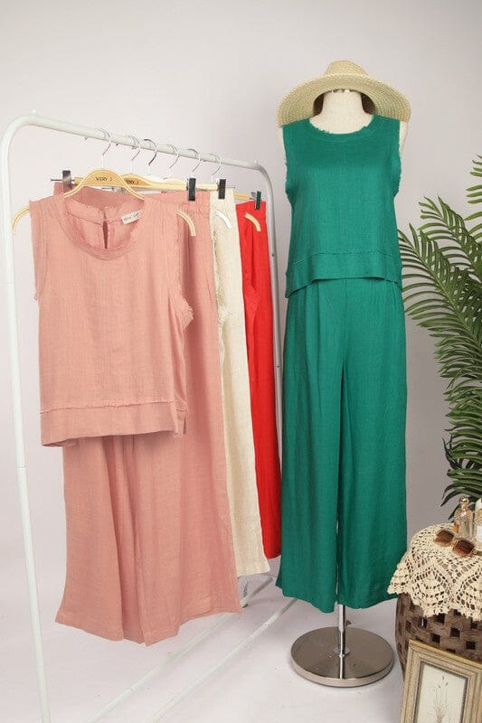 Linen Pant Set Very J