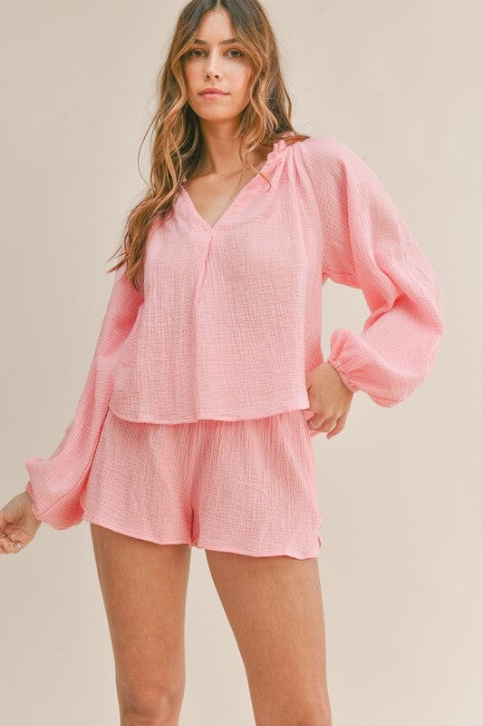 Long/Short Gauzy Set Mable