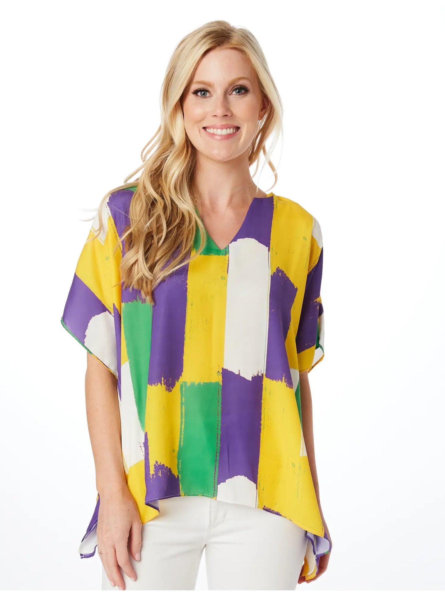 Mardi Gras Oversized Blouse Stewart Simmons