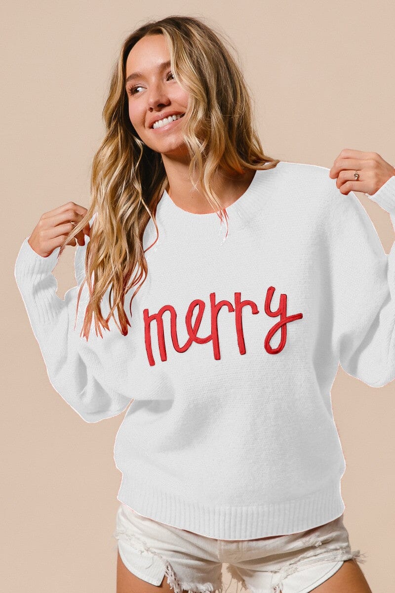 Merry Stitching Sweater bibi