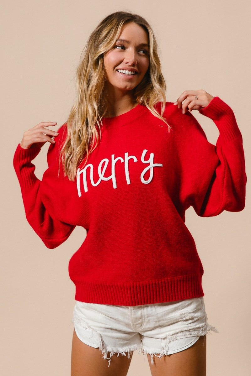 Merry Stitching Sweater bibi