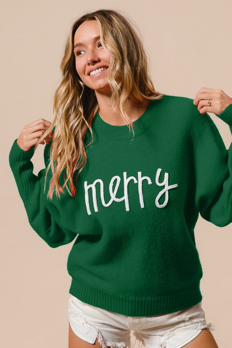 Merry Stitching Sweater bibi